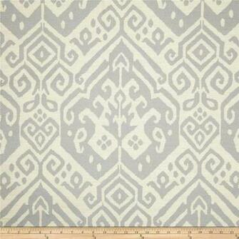Teagan Jacquard Pewter I Fabric Gray