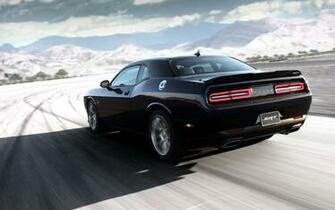 Dodge Challenger Srt Black Wallpaper