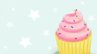 Pink Cupcake Wallpaper