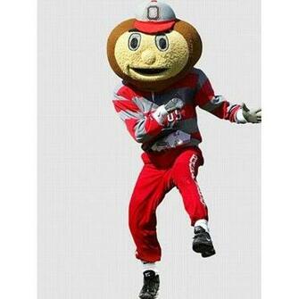 Wallpaper Fathead College Team Logos Brutus Buckeye Ohio State