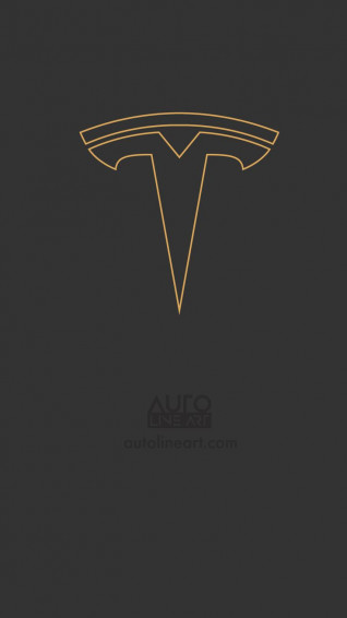 Ahno Banaag On My Saves Tesla Logo Car iPhone