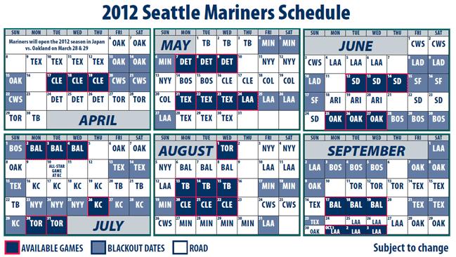 Seattle Mariners Parking Tickets Dates Official HD Wallpaper