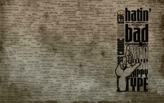 Hatin Typography Wallpaper HD