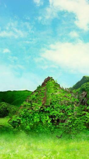 Wallpaper Birds Weeds Green Fragments Leaves