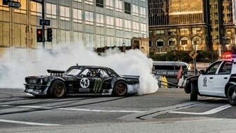 Ken Block Hits La For Gymkhana Car News Carsguide