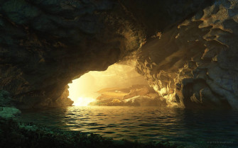 Nature Cave HD Wallpaper