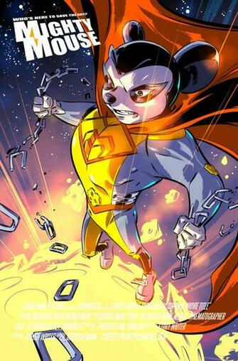 Mighty Mouse Poster By Cosmow