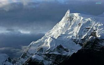 Snow Mountain Landscape HD Wallpaper