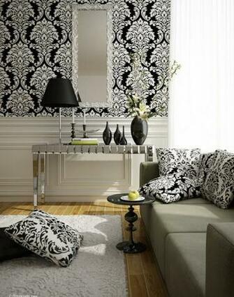 Ornate Wallpaper Contemporary Paris Idea Decor Decoration French Jpg