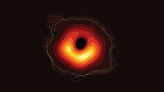 4k Oled Wallpaper Of The M87 Black Hole Genuine Regular