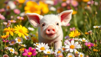 Cute Pig Wallpaper