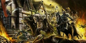 The Four Horsemen Of Apocalypse Wallpaper