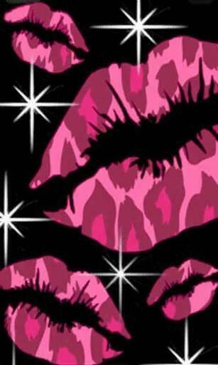 Cute Lips Kiss Wallpaper Sugar Candy