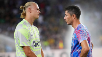 Haaland Lewandowski Champions League Bt Sport
