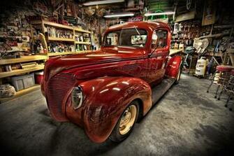 Old Red Truck Wallpaper