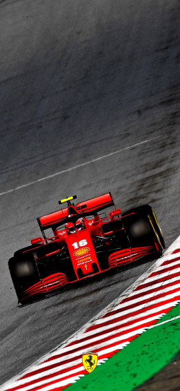 Scuderia Ferrari On Formula iPhone Wallpaper
