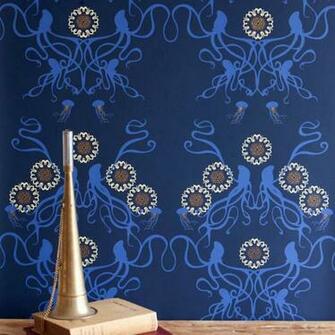 Anthropologie Captain Smith Wallpaper Grow House