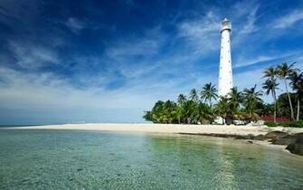 Tanjung Kelayang Beach Wallpaper Belitung Island Indonesia Java Sea