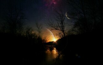 Dark Sunset Wallpaper