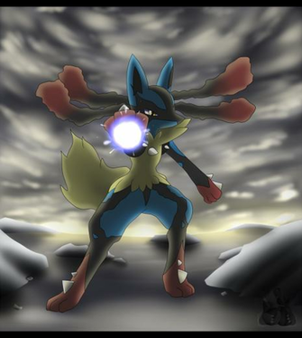 Mega Lucario By Latiar027