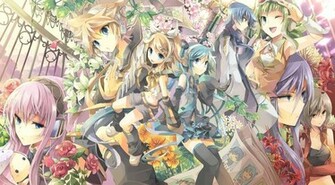 Kagamine Rin Len Megpoid Gumi Meiko Kamui Gakupo Wallpaper