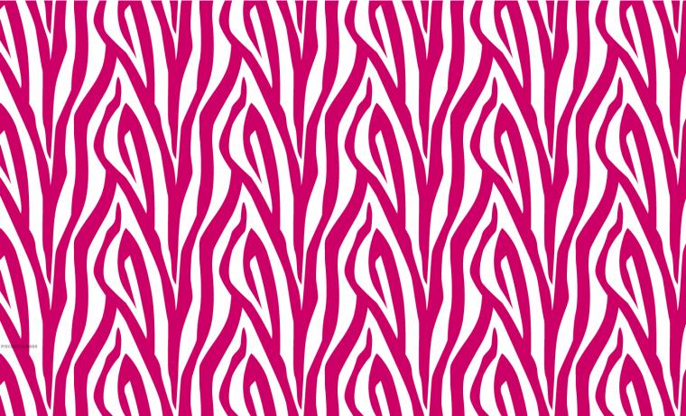 Zebra Wallpaper Print Border Pink