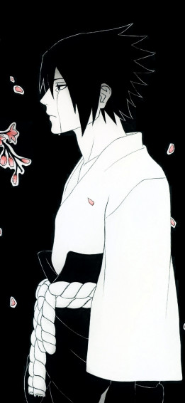 Anime Naruto Sasuke Uchiha Phone HD Wallpaper