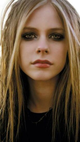 Avril Lavigne Long Hair Wallpaper iPhone