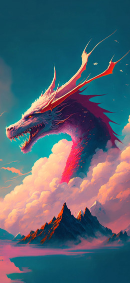 Japanese Dragon Aesthetic Wallpaper