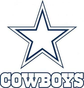 Dallas Cowboys Star Logo Image Pink