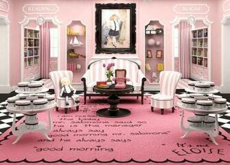 Tea Room Itsy Bitsy Mini Wholesale Retail Dollhouse Wallpaper