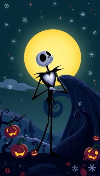 Nightmare Before Christmas Phone Wallpaper