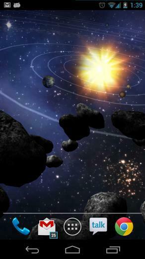 Asteroid Belt Live Wallpaper Android Apps On Google Play