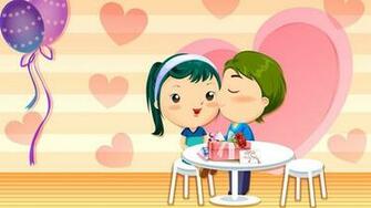 Love Cartoon Wallpaper