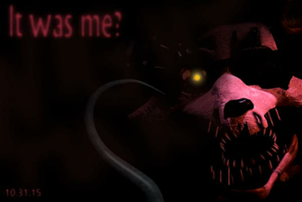 Nightmare Foxy Fnaf4 Teaser By Pixeldeus