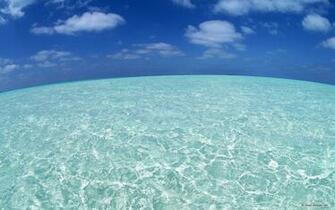 Wallpaper Clear Water And Blue Sky