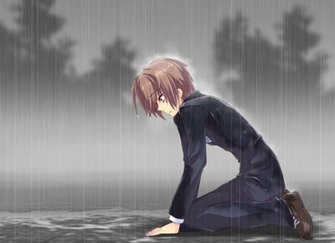 Comanime Rain Wallpaper HD Pictures Image