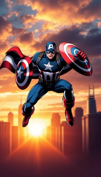 Captain America Mobile Wallpaper