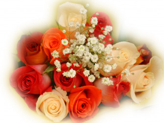 Roses Bouquets Wallpaper