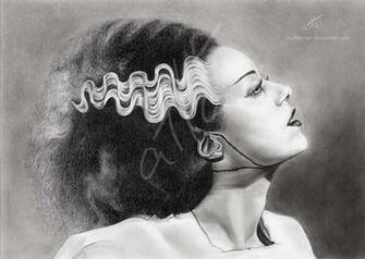 Bride Of Frankenstein By Myatta Art