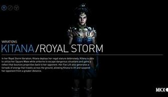 Storm Variation Kitana Deploys Her Regal Statue Defensively