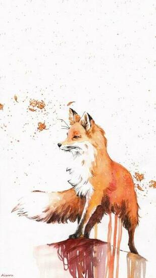 Fox Wallpaper iPhone My Edition A Aisuru Art