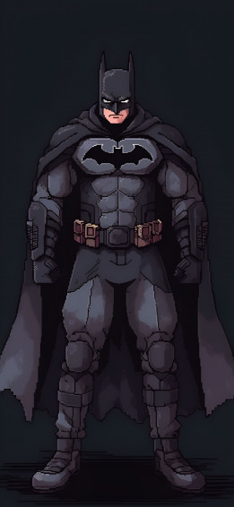Dc Batman Vintage Pixel Wallpaper 4k iPhone