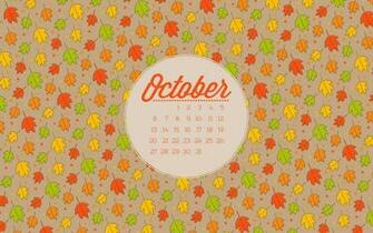 Dresdencarrie October Desktop Wallpaper