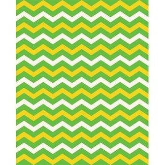 Bright Green Chevron Background Yellow