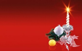 Christmas Candles HD Wallpaper