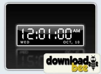 Digital Desktop Clock Software