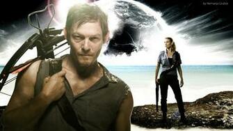 The Walking Dead Daryl Andrea Wallpaper By Ngrubor