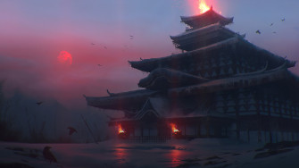 Japan Temple 4k Laptop Full HD 1080p Wallpaper Image