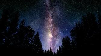 Outer Space Stars Skyscapes Wallpaper